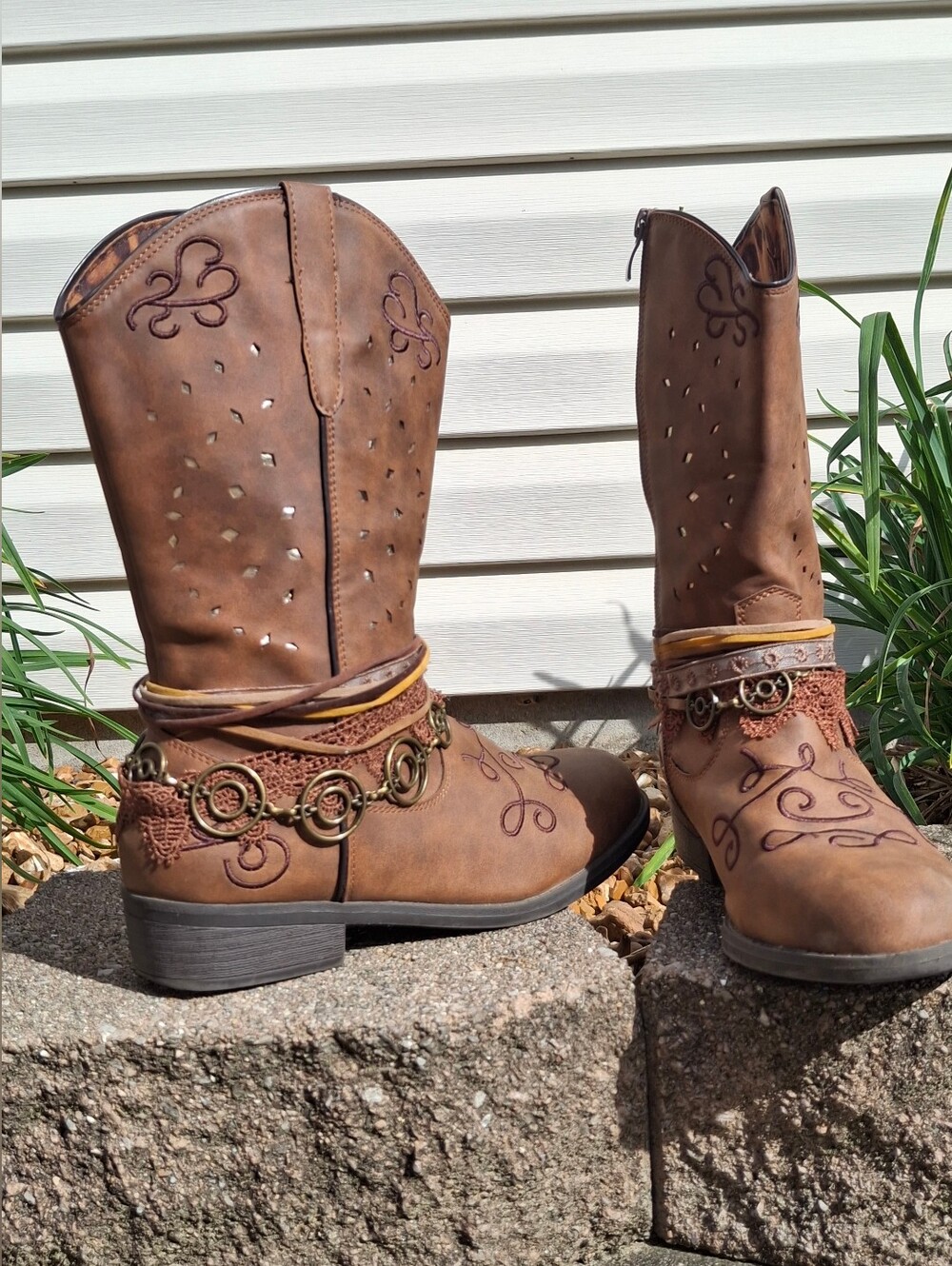 Children's Rodeo Ropers "Carousel" Western-Style Boots (Size 5)